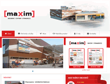 Tablet Screenshot of ocmaxim.cz